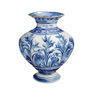 Watercolor chinoiserie jars, 10 PNGs, Transparent Background, scrapbooking, journaling, blue and white vase, printable clipart