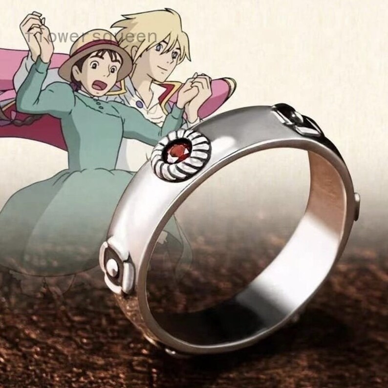 Anime Ring 925 Sterling Silver Ring Anime Rings Anime Etsy
