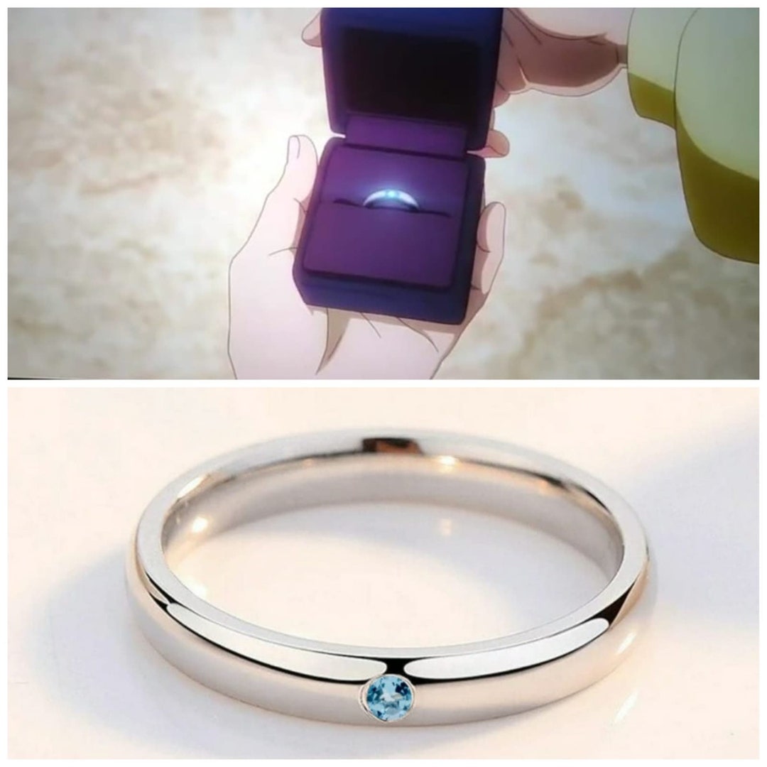Anime, Ring, 925 Sterling Silver Ring, Anime Rings, Anime Jewelry, Gift ...