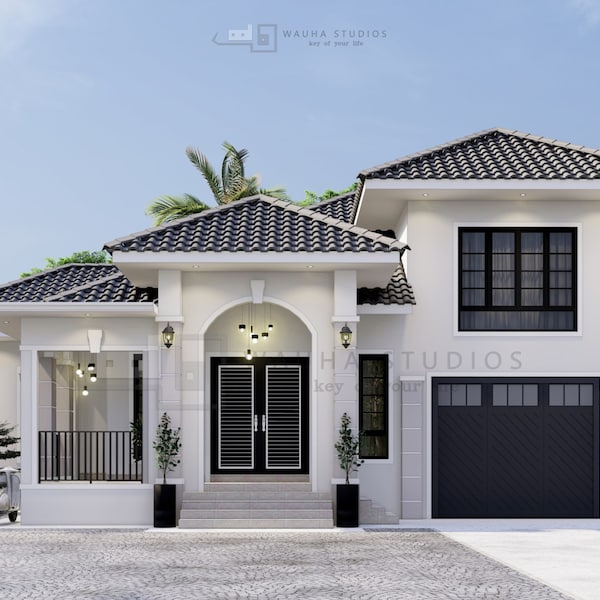 MSD 003G | Garage Concept House |  Bedrooms 4 Bathrooms |  House Design | 3D House | Modern House | Architecture Design | Home Design