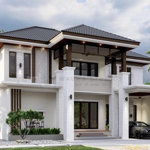 Modern Bali-Style Villa (5 Bedrooms, 3 Bathrooms)