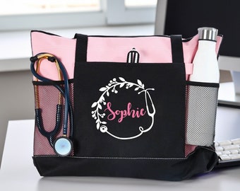 Nurse Scrub Leopard Print Pencil Pouch, Nurse Theme Makeup Bag, Nurse Pen  Holder 