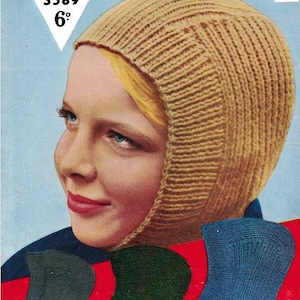 以下が含まれることがあります： Bestwayニットウェアのヴィンテージ広告。画像には、明るい茶色のニットフードを着用している人が写っています。広告には「5歳から大人」や「ダブルニット」などのテキストが含まれています。