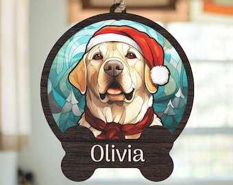 Loss of Pet Sympathy Gift, Dog Memorial Suncatcher, Loss of Pet Sympathy Gift, Handmade Custom Name Dog Decor, Gift for Dog Lovers