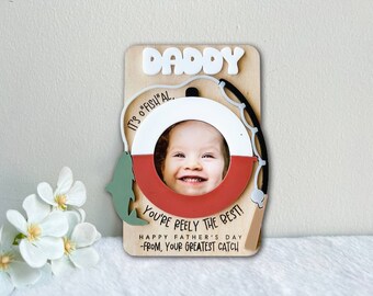 Vatertags-Bilderrahmen, Vatertagsgeschenk, Vatertags-Kühlschrank-Fotomagnet, Fotorahmen, Geschenk für Papa, Geschenk für Opa