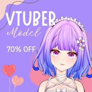 Customizable Live2d Vtuber Model | Vtuber Model | Premade Vtuber Model | Live2d | Pngtuber Model | Rigging | PNGtuber | Vtuber Model Premade