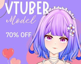 Customizable Live2D VTuber Model | Full Body Rigging & 3 Outfits