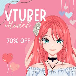 Customizable Live2d Vtuber Model | Vtuber Model | Premade Vtuber Model | Live2d | Pngtuber Model | Rigging | PNGtuber | Vtuber Model Premade