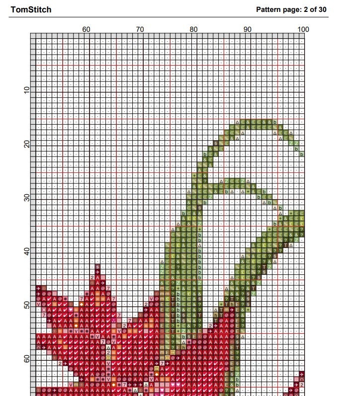 Colorful Flower Bouquet Cross Stitch Pattern in Pdf DMC - Etsy