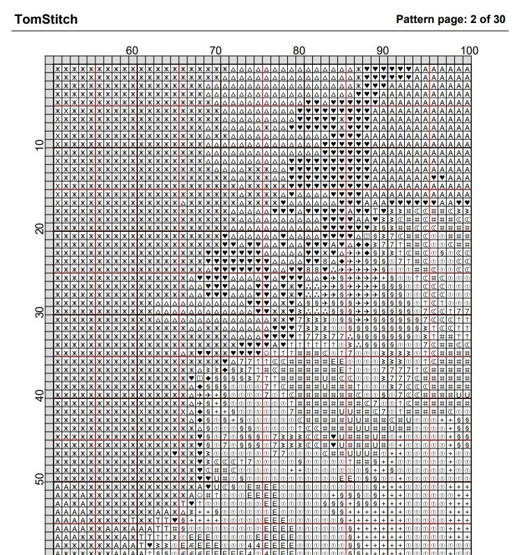 Iris 2 Cross Stitch Pattern in Pdf DMC - Etsy