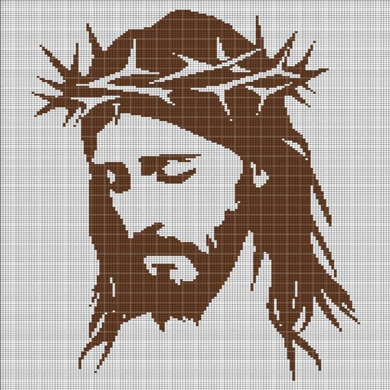 Jesus Graph Pattern - Etsy