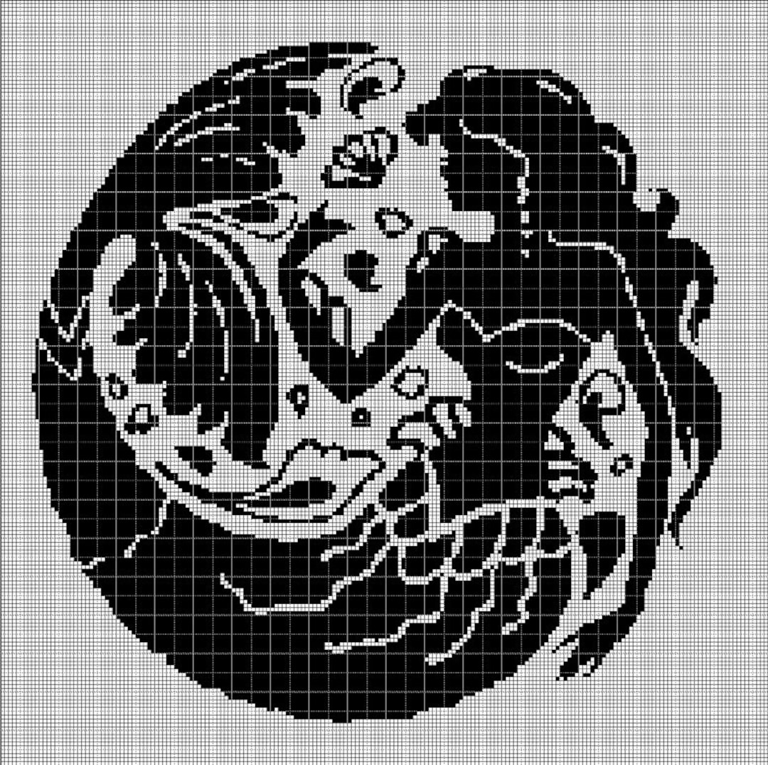 Mermaid 3 Silhouette Cross Stitch Pattern in Pdf - Etsy