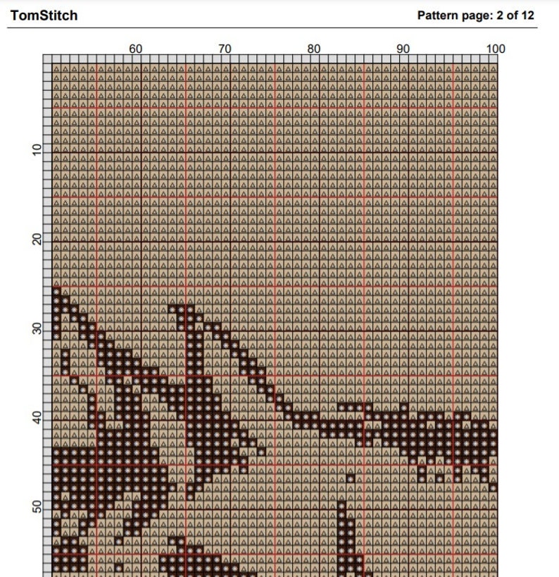 Horse Head 2 Silhouette Cross Stitch Pattern in Pdf - Etsy
