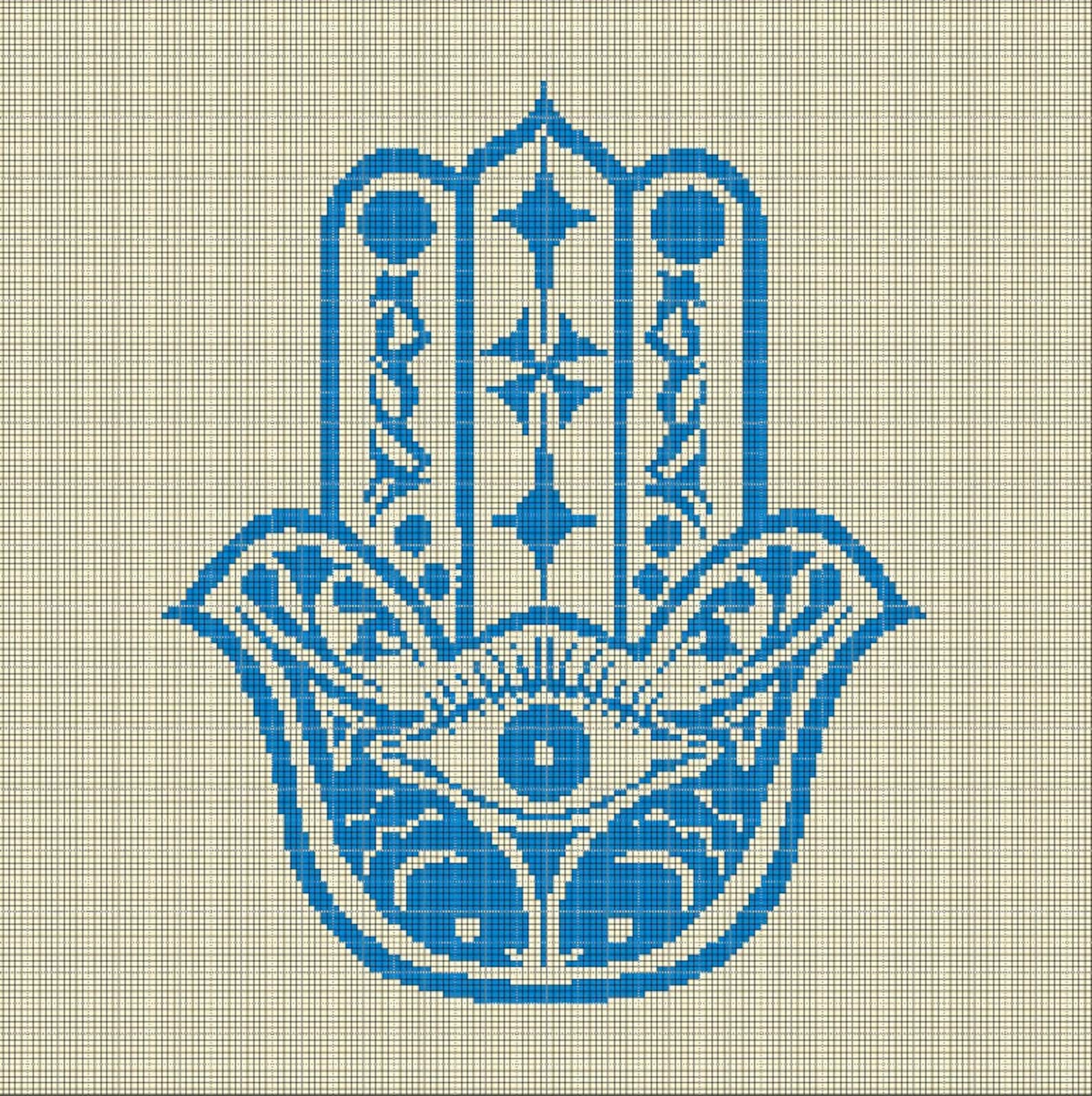 Hamza Silhouette Cross Stitch Pattern in Pdf - Etsy