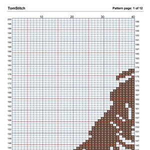 CROCHET! Poodle Crochet Afghan Pattern Graph - Etsy