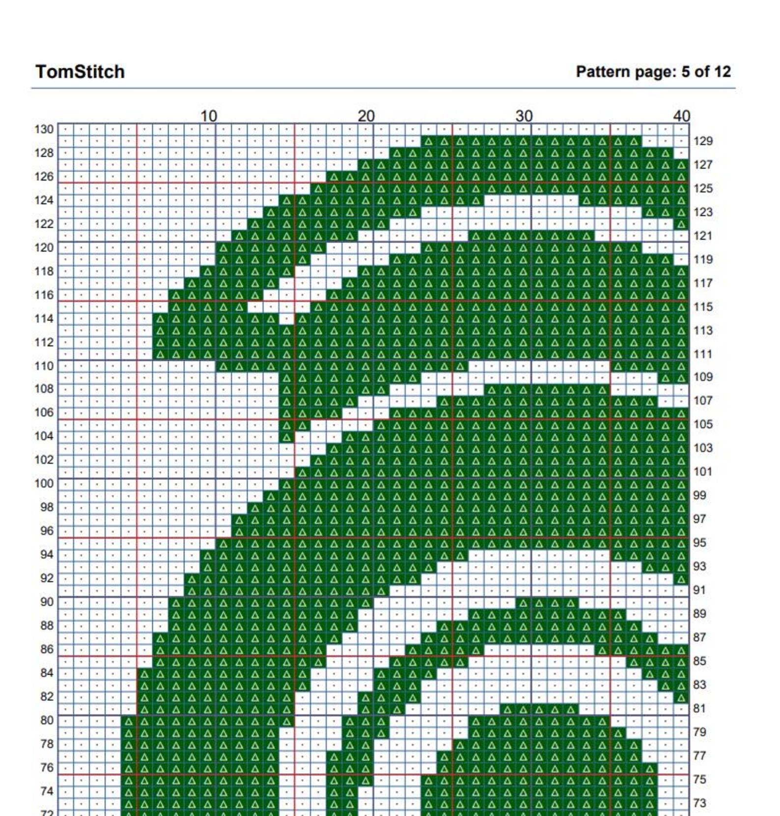Printable Graph Tractor Pattern CROCHET! Tractor Crochet Afghan Pattern Graph - Etsy
