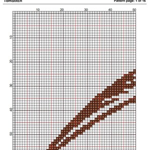 Horse Head 4 Silhouette Cross Stitch Pattern in Pdf - Etsy