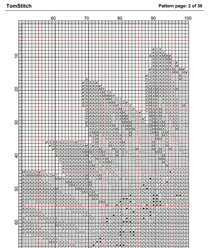 Flower Arrangement Cross Stitch Pattern in Pdf DMC - Etsy