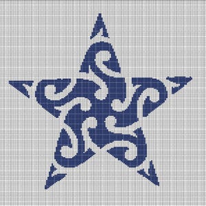 HÄKELN! Star Häkeln afghanischen Muster Graph