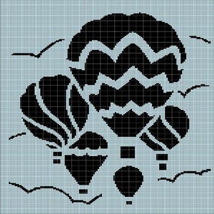 HÄKELN! Ballons häkeln mit afghanischer Mustergraphik
