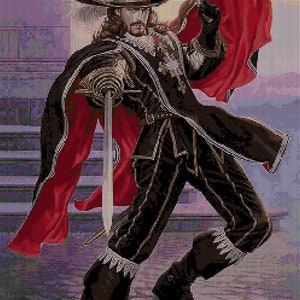 Royal bodyguard cross stitch pattern in pdf DMC