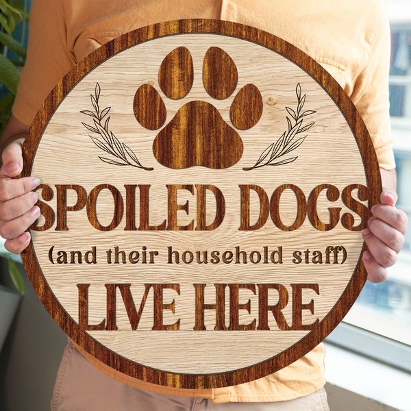 Dog Wood Sign - Etsy