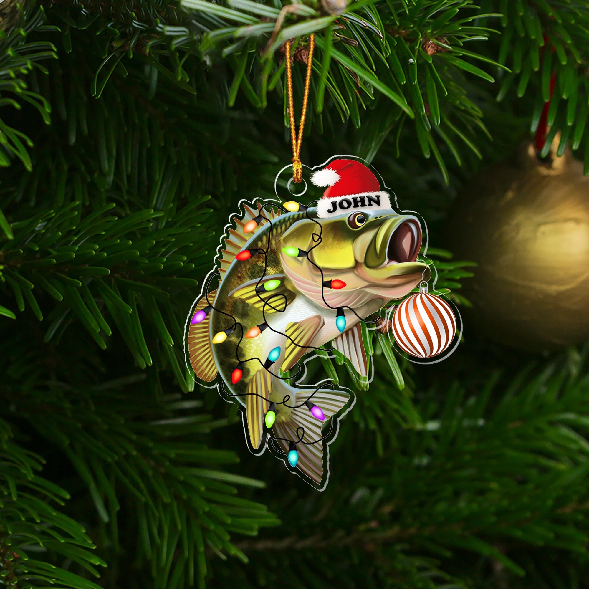 Fishing christmas ornaments online