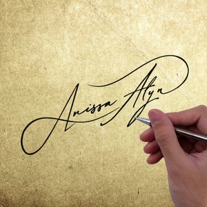 Business Signature, Wedding Signature, Personalized Signature, Handmade Signature Logo for Your Business