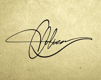 Firma minimalista personalizada, diseño de firma diseñado a medida, firma personalizada, logotipo de firma hecho a mano para su negocio