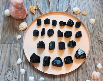 Black tourmaline crystals from Madagascar