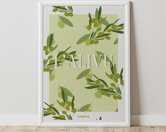 Affiche Olive