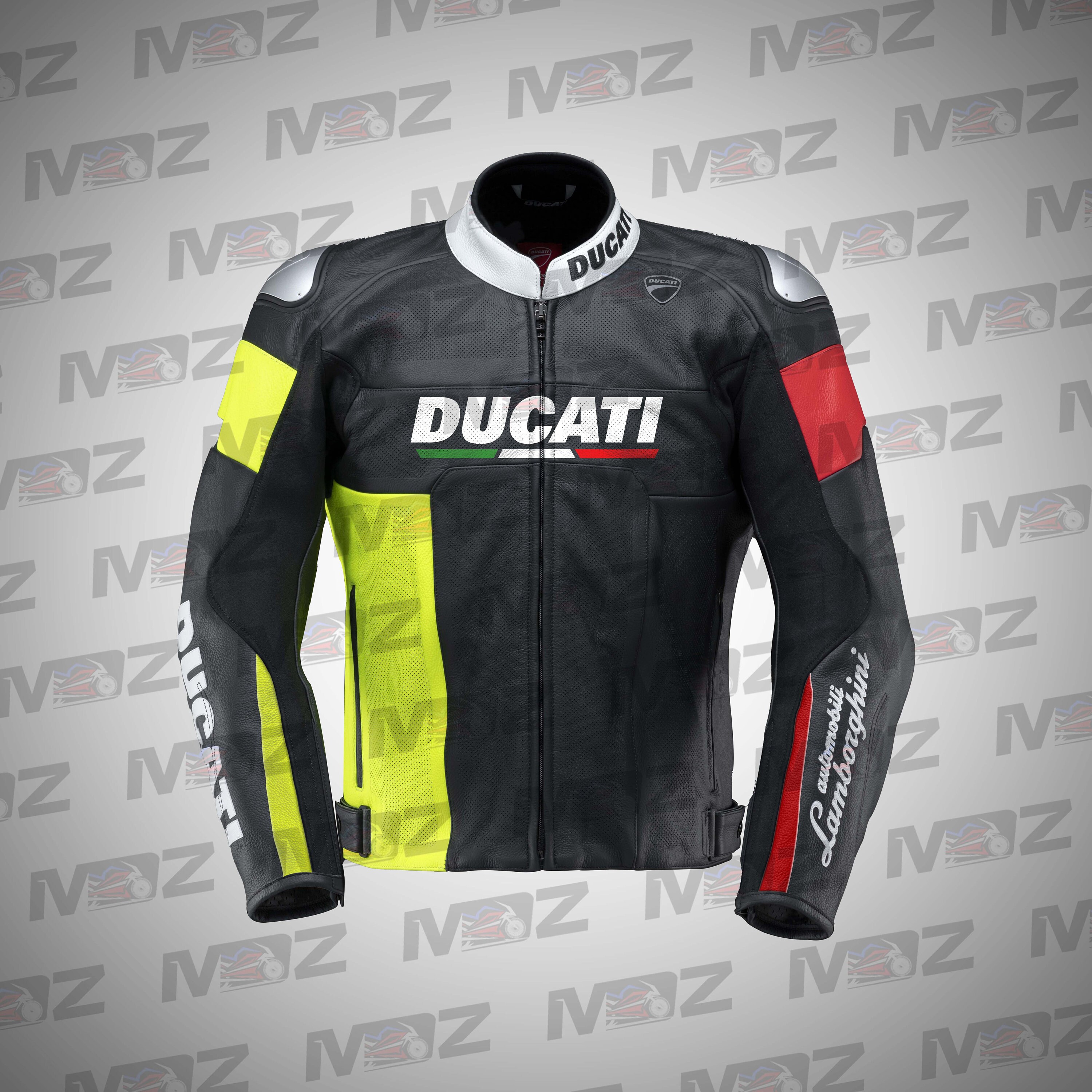Ducati X Lamborghini Motorbike Leather Jacket Motorcycle - Etsy