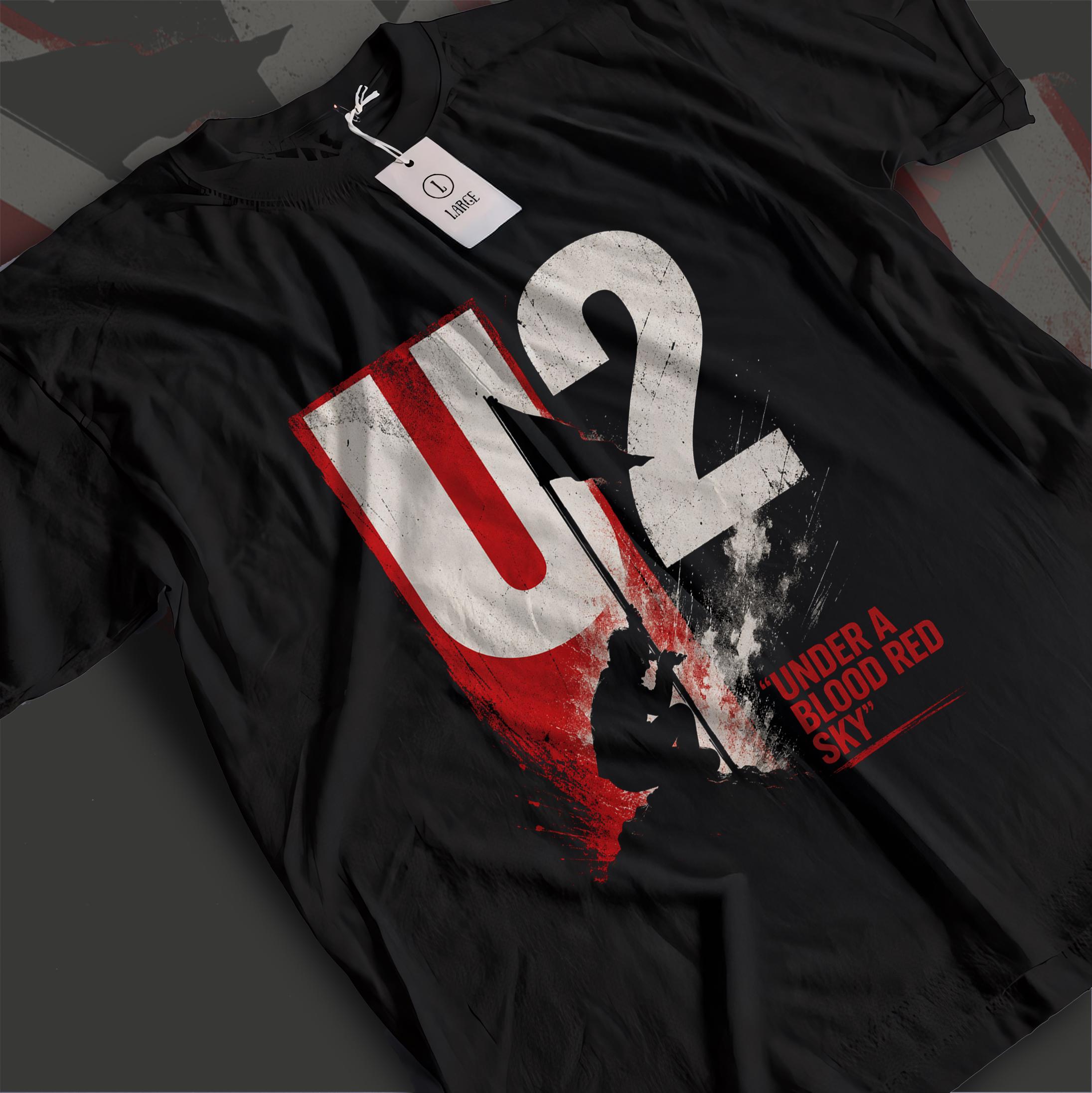 U2 Under a Blood Red Sky Shirt - Etsy