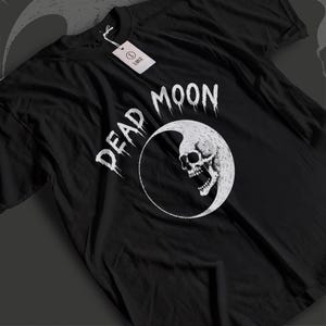 Vintage Dead Moon Band T-Shirt Classic Punk Rock Skull Crescent Logo Tee