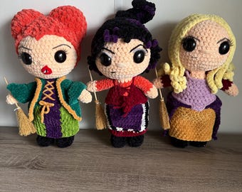 Handmade Crochet Salem Sisters Doll