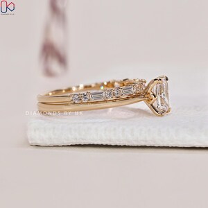 wedding set
lab grown diamond
