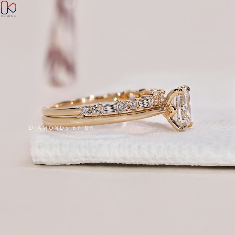 wedding set
lab grown diamond