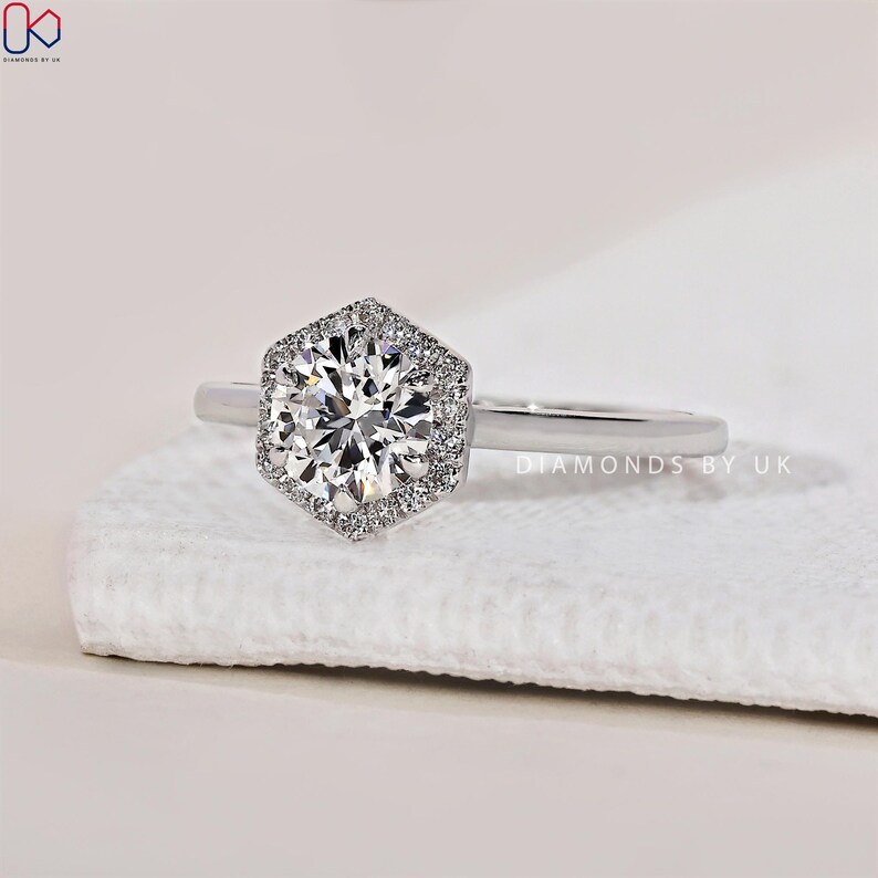 14k solid gold ring 
white gold ring
