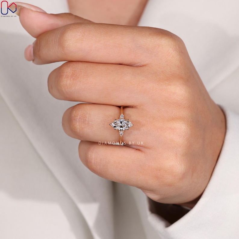 white gold ring
rose gold ring