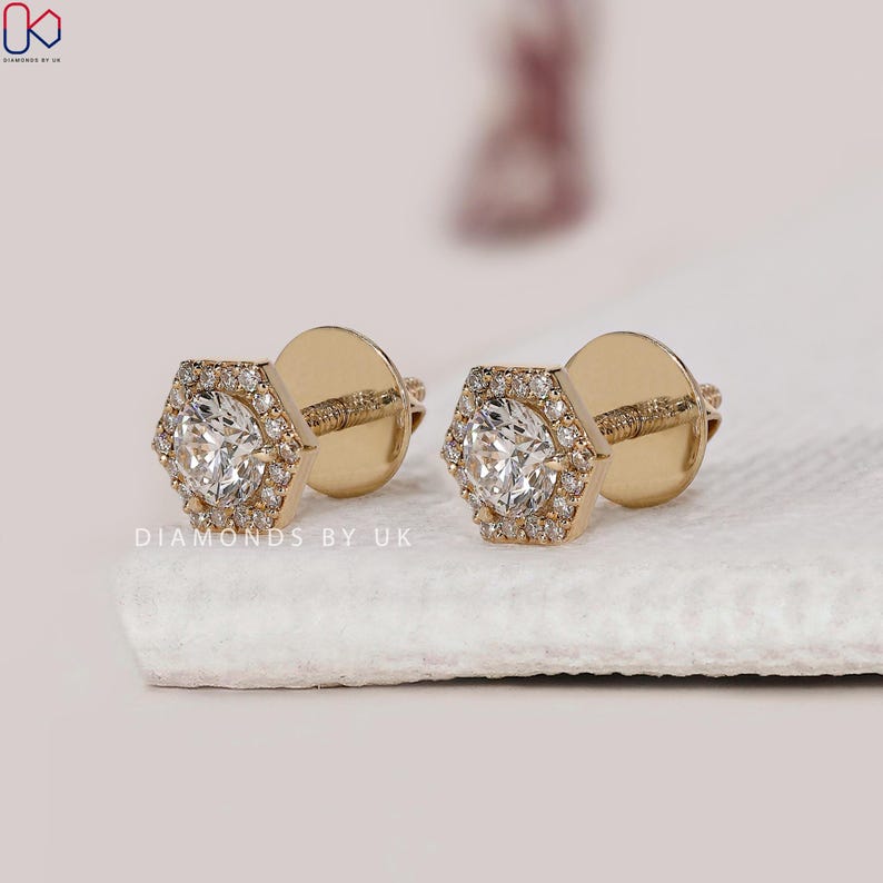 diamond engagement earring
lab diamond Wedding earring
