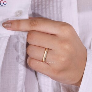 Wedding Anniversary ring
10th anniversary ring
18k solid gold ring
