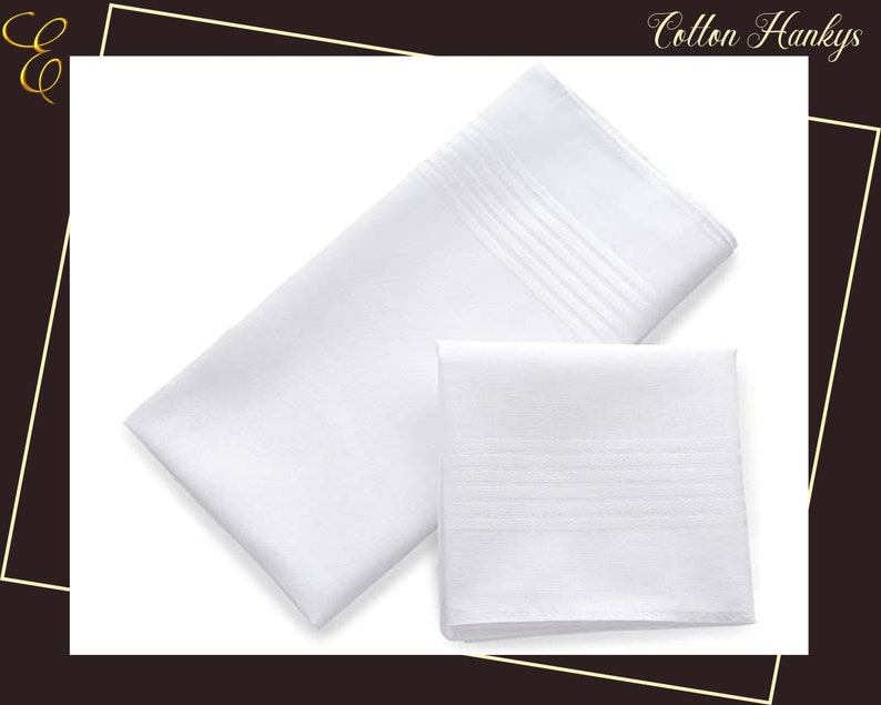 Pack of 12 Handkerchief Mens Handkerchiefs 100 Cotton Classic Etsy