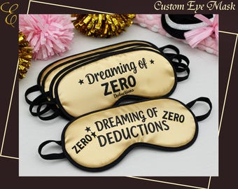 Personalisierte Satin Seide Schlafmaske Benutzerdefinierte Name Augenmaske Personalisierte Augenmaske für Schönheit Schlaf Junggesellinnenabschied Favors Brautjungfer Geschenk