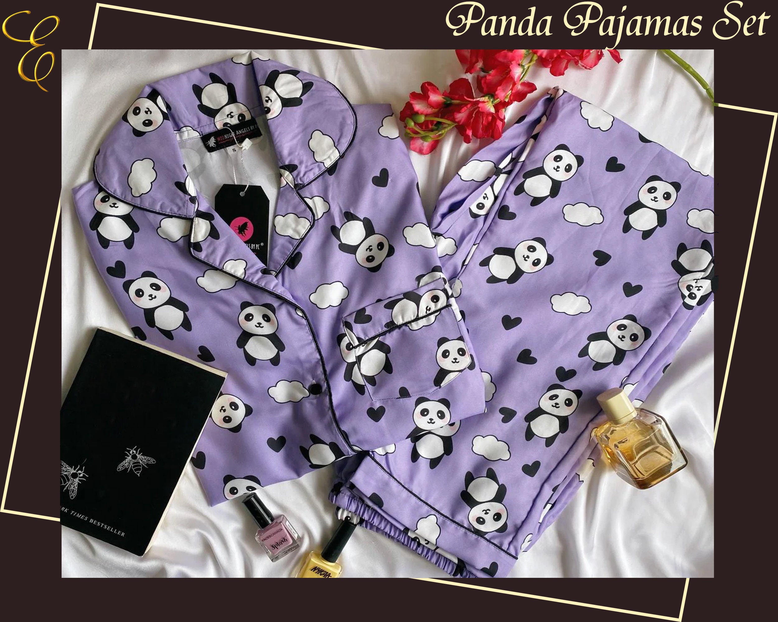Рajama Threesome Set Short Pajama Set Gift for Women Girl Teen PJ Sleepwear  Cotton Pj Set Cute Pjs for Women Gift to Sister Mom Girlfriend 
