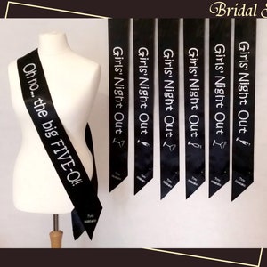 Anniversary Sash Custom Sash Christmas Sash Customized Doll Theme Sash Bridesmaid Sash Theme Sash Custom Bachelorette Sashes Birthday Sash