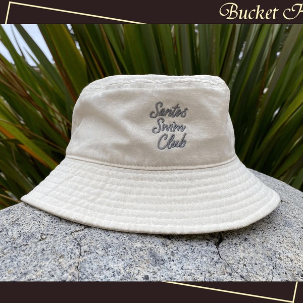 Personalized Bride Bucket Hat, Embroidery Bucket Hat, Bridal Bucket, Custom Bucket Hat, Bachelorette Party Bucket Hat, Wedding Party Hats