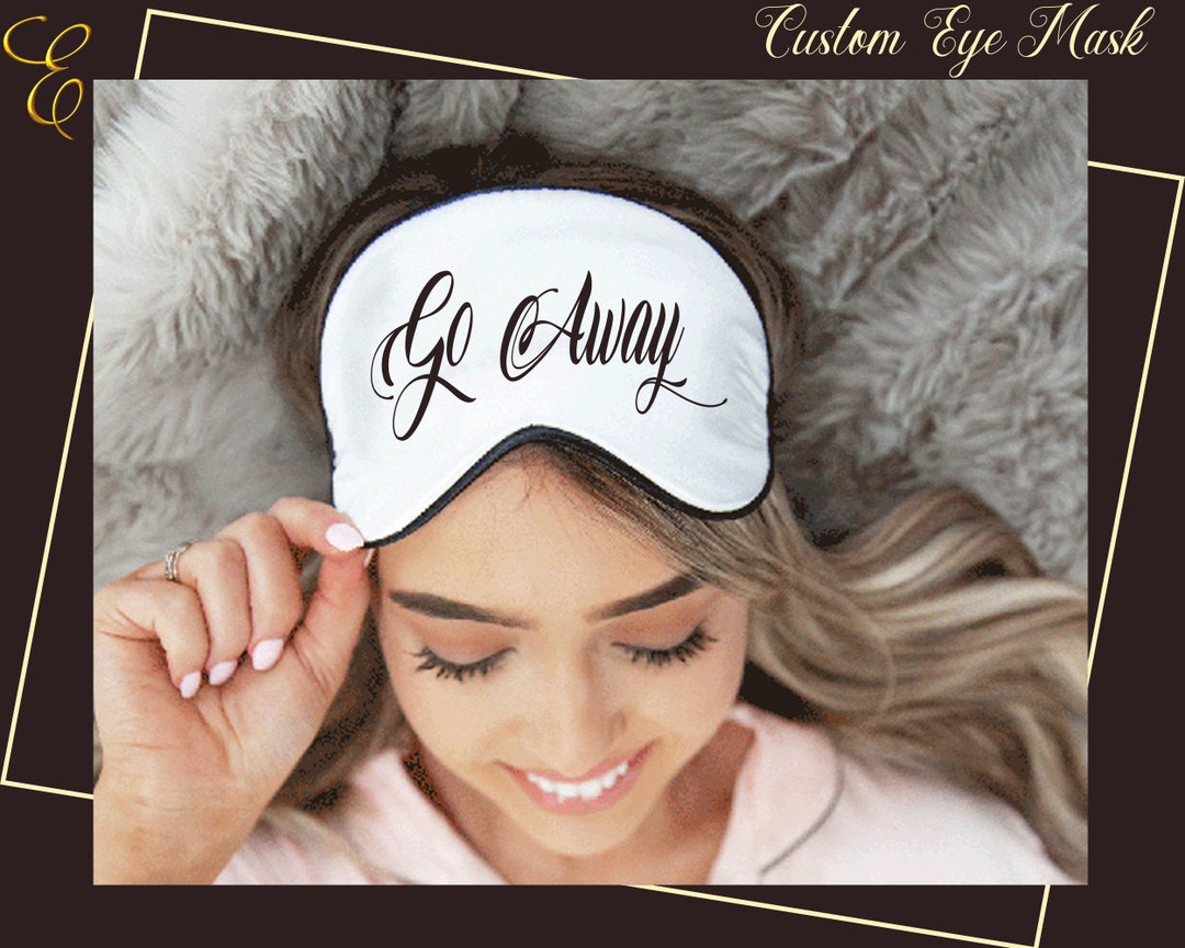 Custom Sleep Eye Masks Satin Sleep Masks Bridesmaids Sleep Etsy