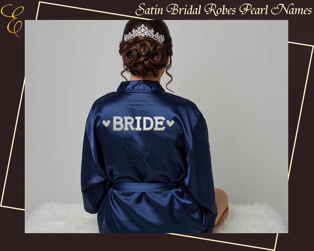 6xl Robe Custom 6XL Plus Size Pearl Text Robes Bridesmaid Gifts Bridal Plus Size ...