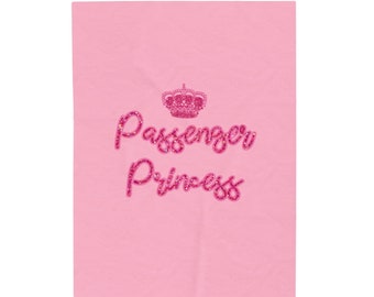 Passagier Prinses Velveteen Pluche Deken - Roze