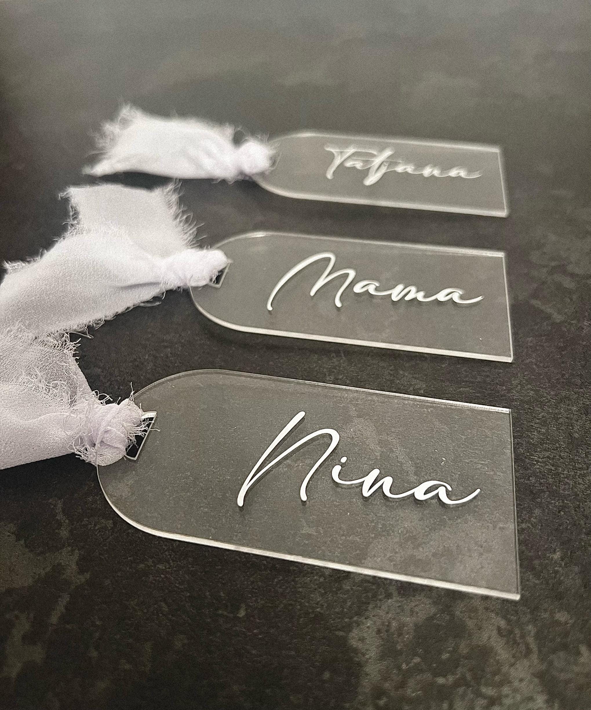 Name Tag Table Sign Event Personalized Name Tags/ Table Decorations - Etsy
